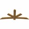Ekena Millwork Alberta Rough Sawn Timber Gable Bracket, Western Red Cedar, 84"W x 38"H x 2"D x 6"F, 11/12 Pitch GBW084X38X0206ALB00RWR - alternate 4